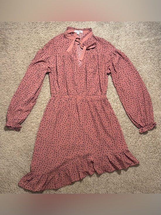 Wild Honey Dresses & Skirts - Pink and black dotted dress